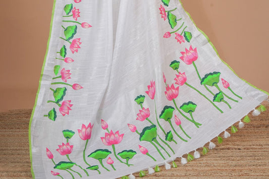The Weaver’s Palette: Exploring the Hand-Painted Sarees