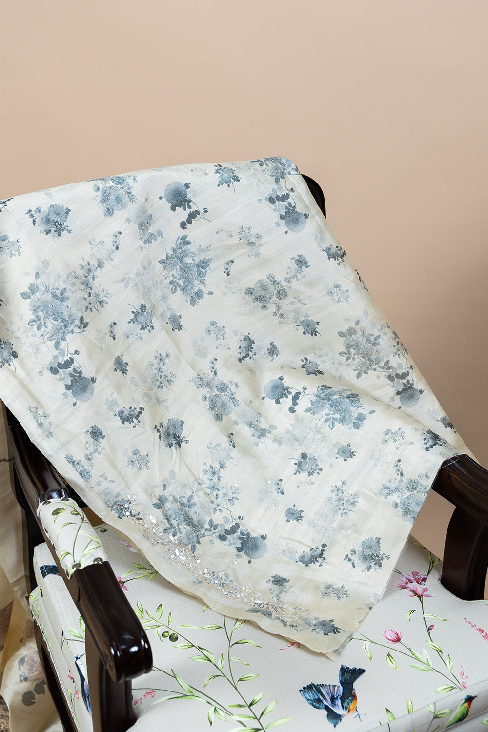 Blouse Piece with Floral Work