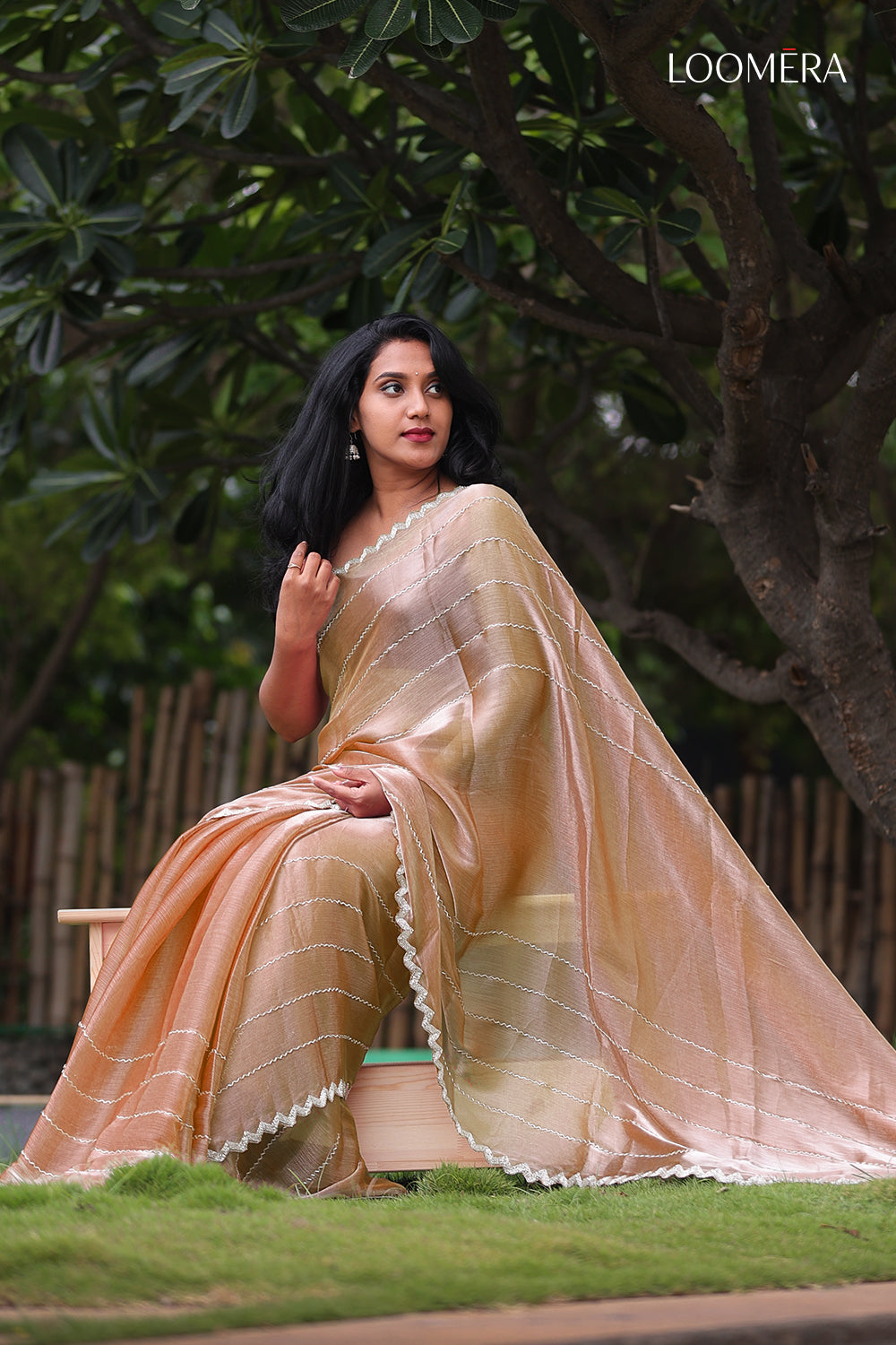 Cinnamon Rose Saree