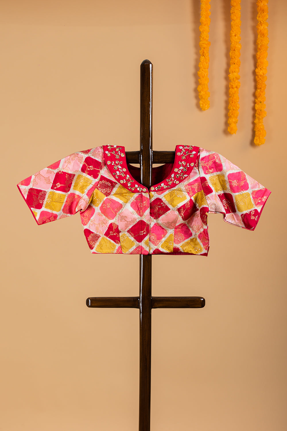 Readymade Blouse for Mauve Pink Saree