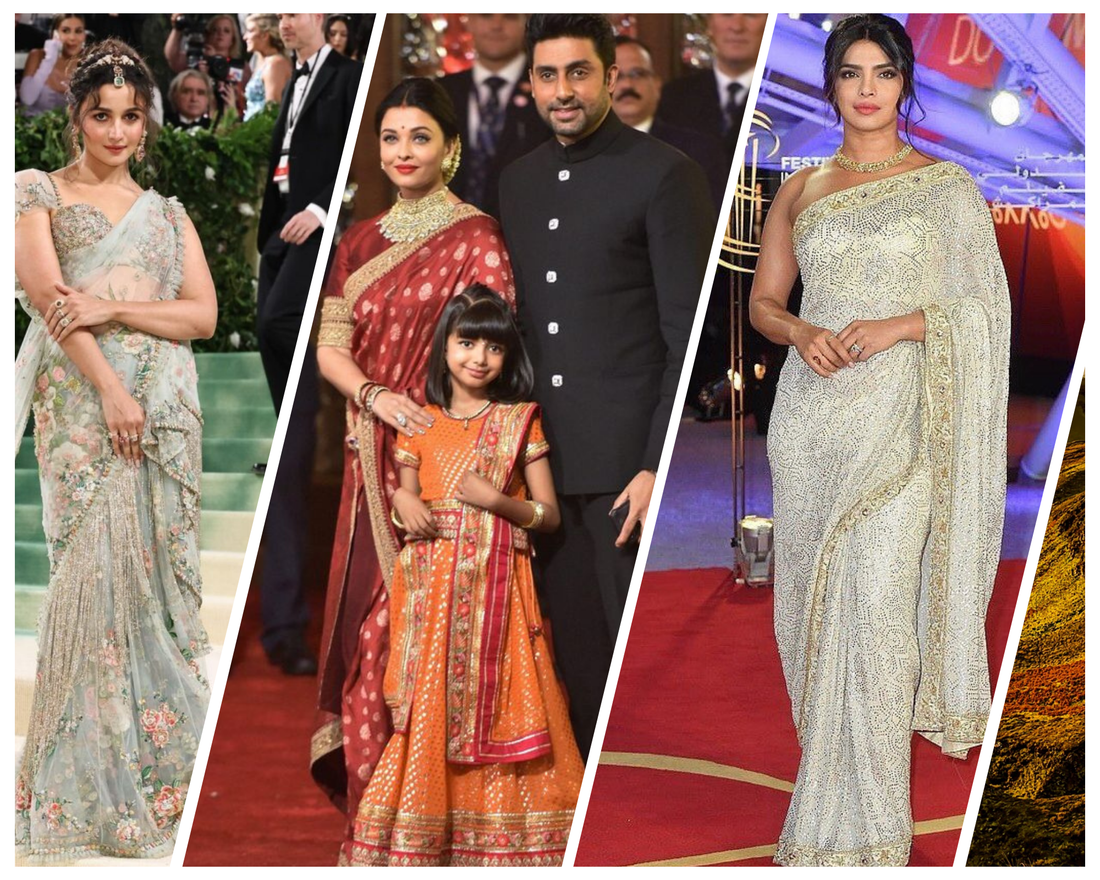 CELEBRITY SAREE STYLES: GET THE BOLLYWOOD LOOK