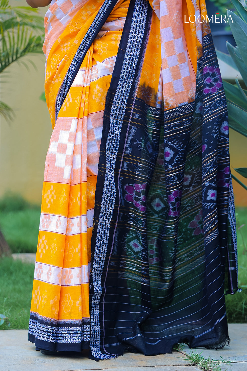 Amber Yellow Saree