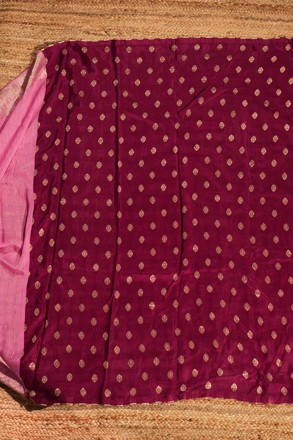 Blouse Piece for Rose Pink Saree