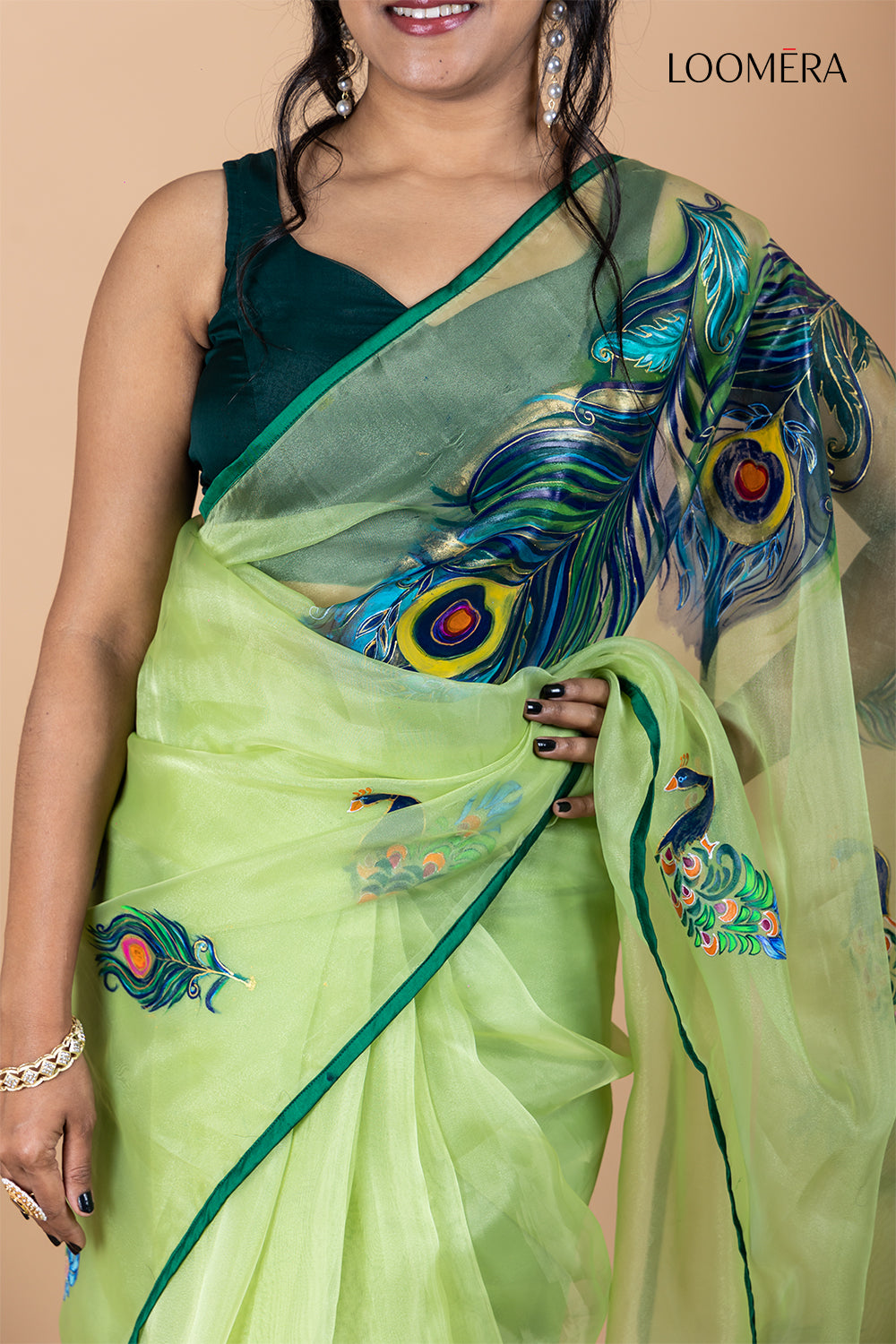 Green Saree