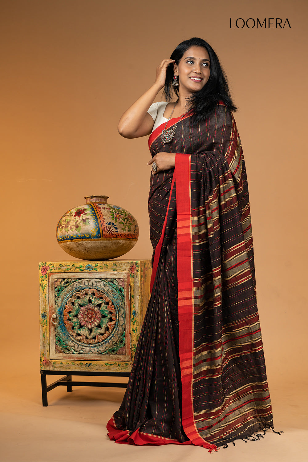 Handloom Bengal Cotton Saree