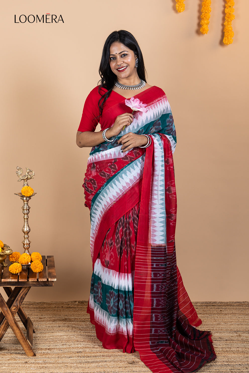 Multicolor Cotton Saree 